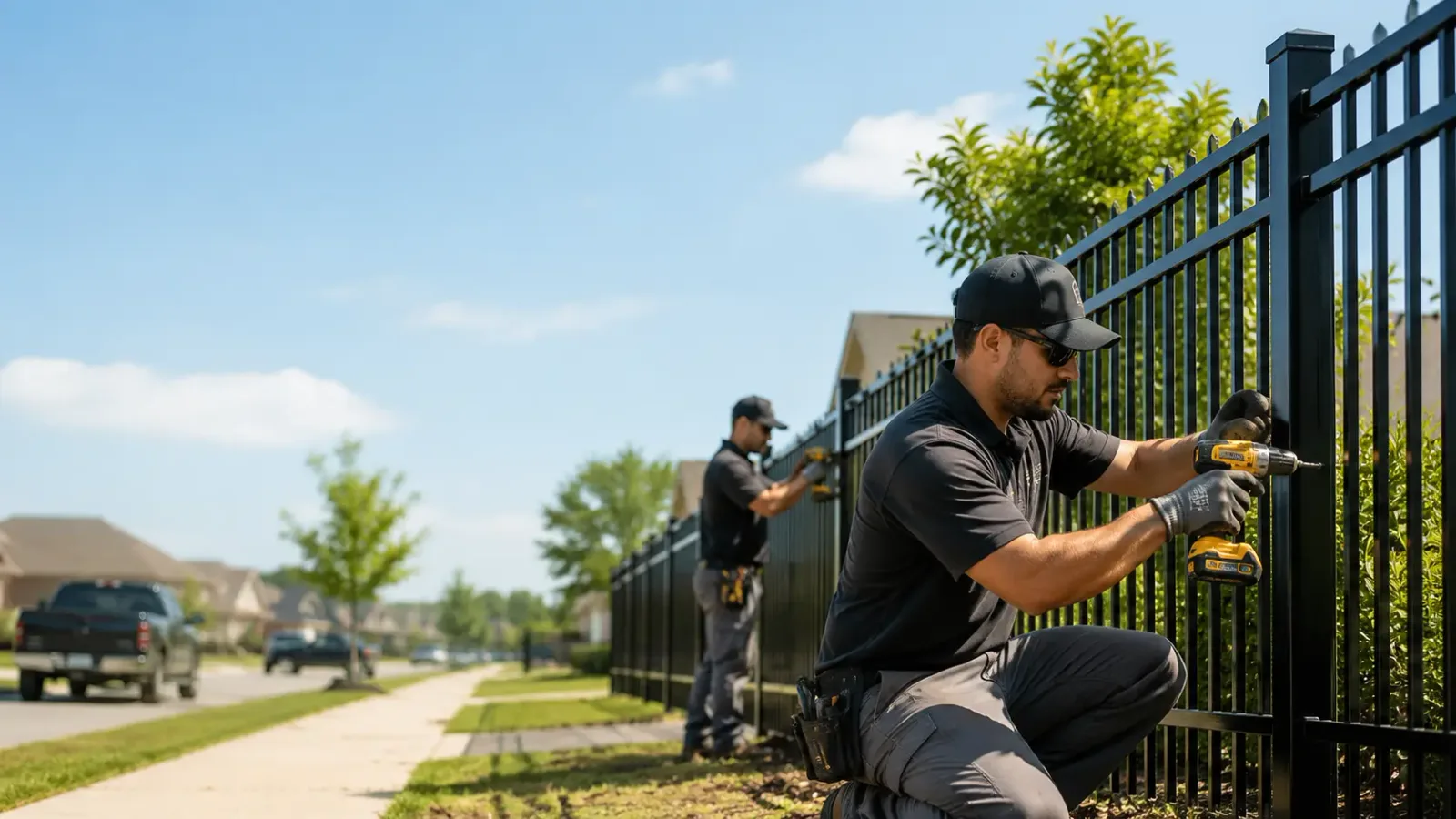 Metal Fence Installation in Cuero, TX